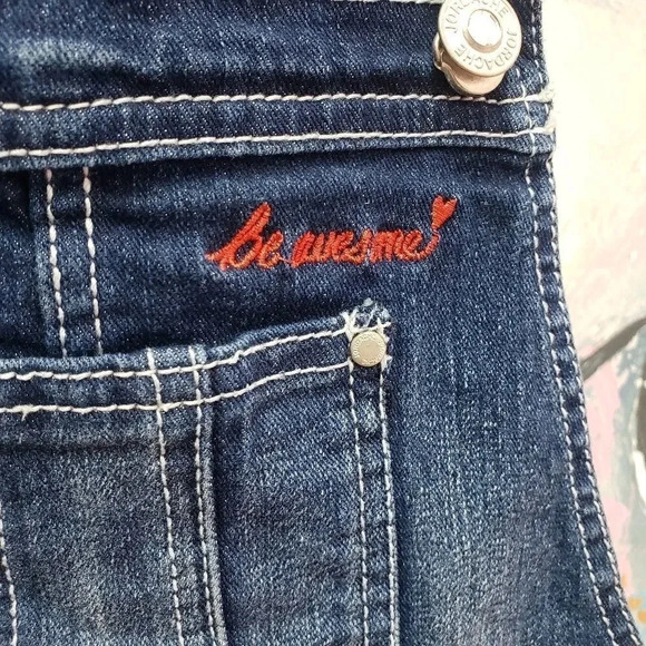 Jordache Red White and Blue Overalls - Picture 5 of 8